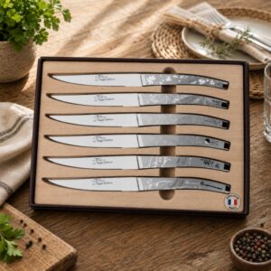 Coffret 6 Couteaux Le Thiers® Natura – Fabrication Française